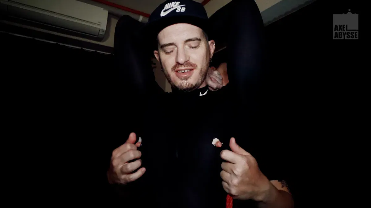 Bound Axel Abysse Enjoys Fisting & Sounding 10