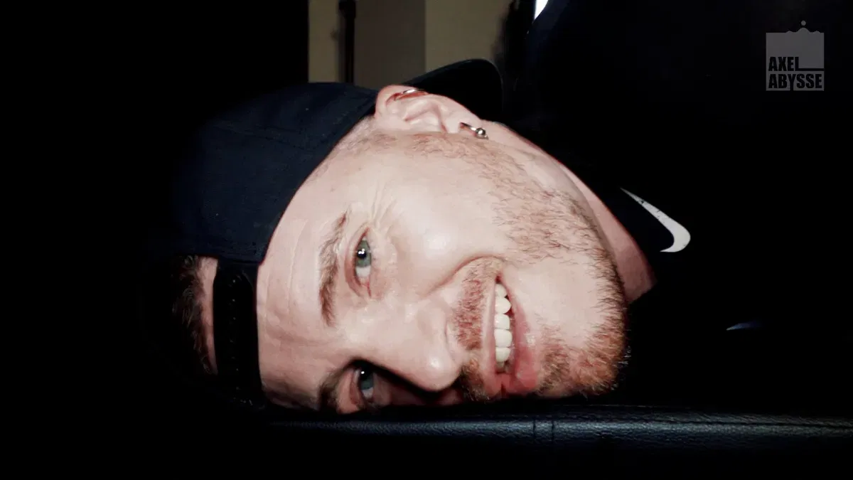 Bound Axel Abysse Enjoys Fisting & Sounding 14