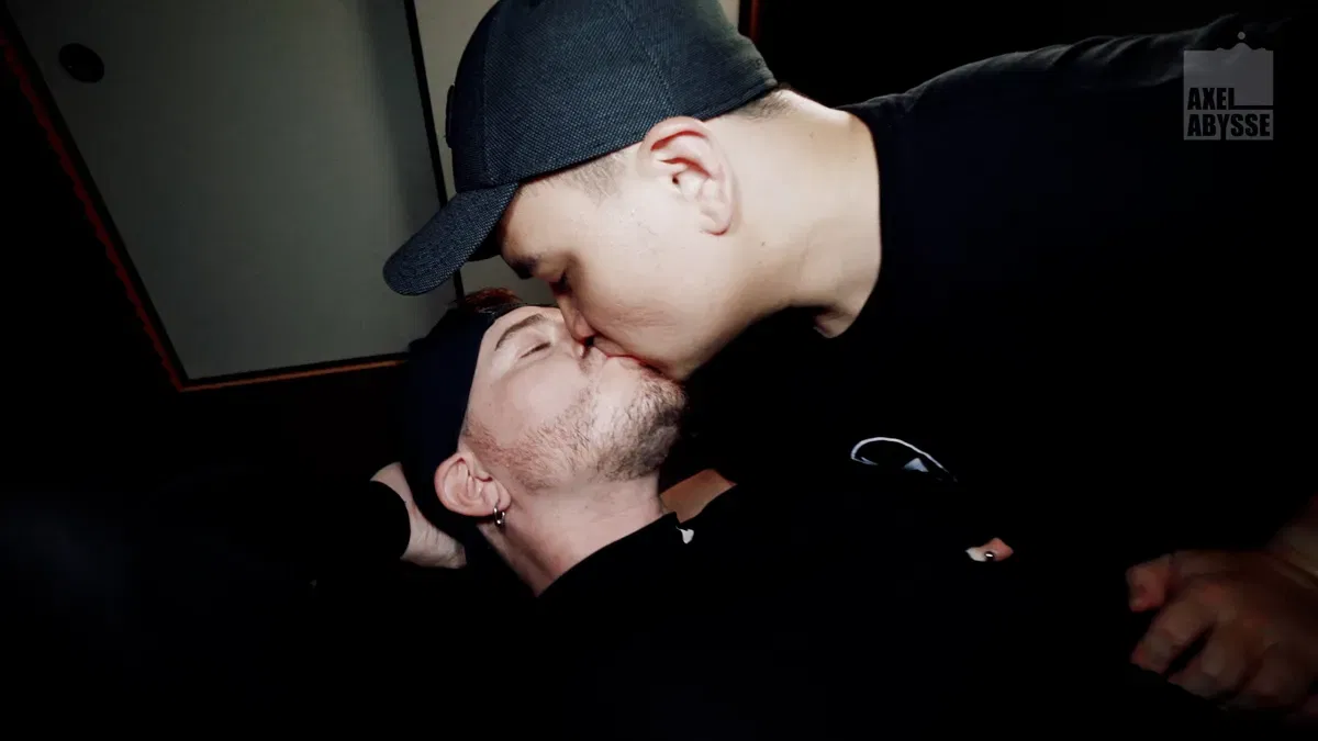 Bound Axel Abysse Enjoys Fisting & Sounding 23