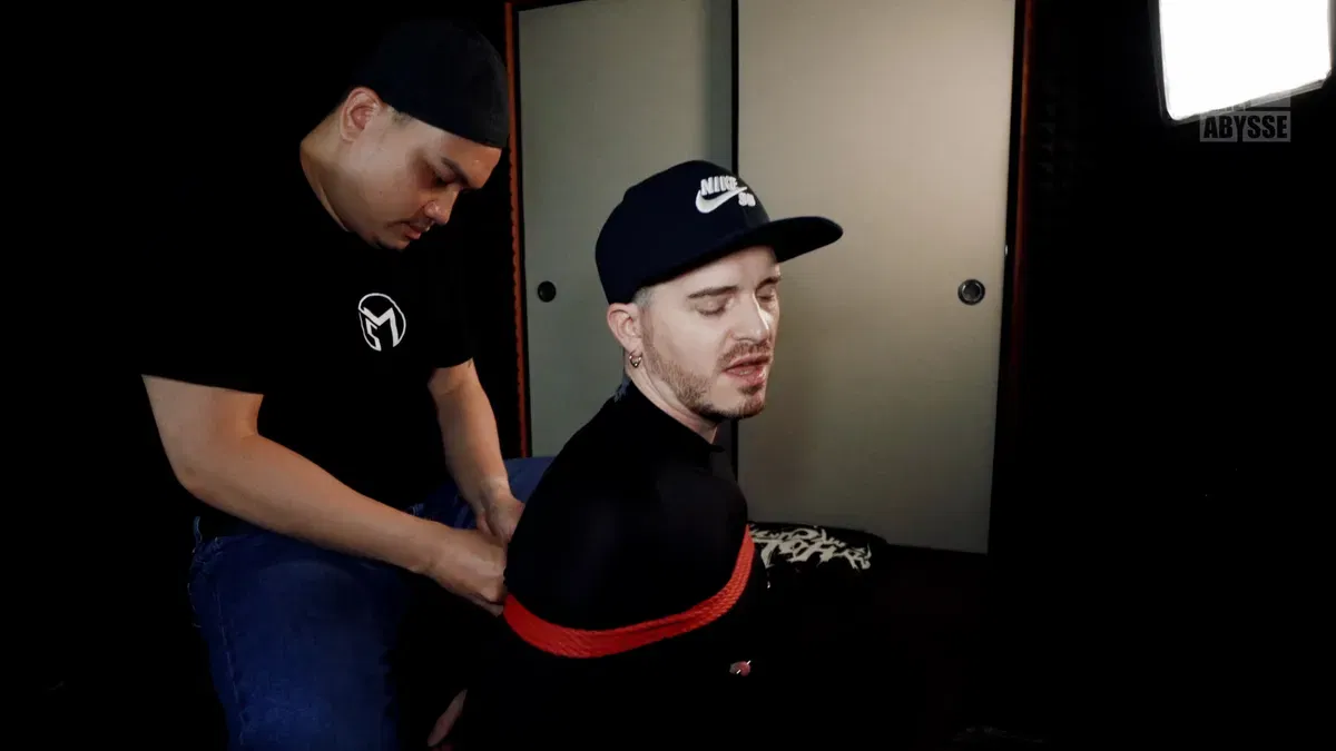 Bound Axel Abysse Enjoys Fisting & Sounding 2