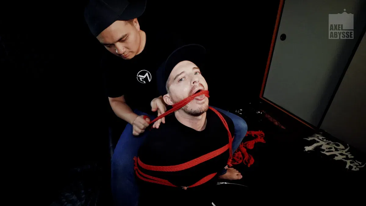 Bound Axel Abysse Enjoys Fisting & Sounding 3