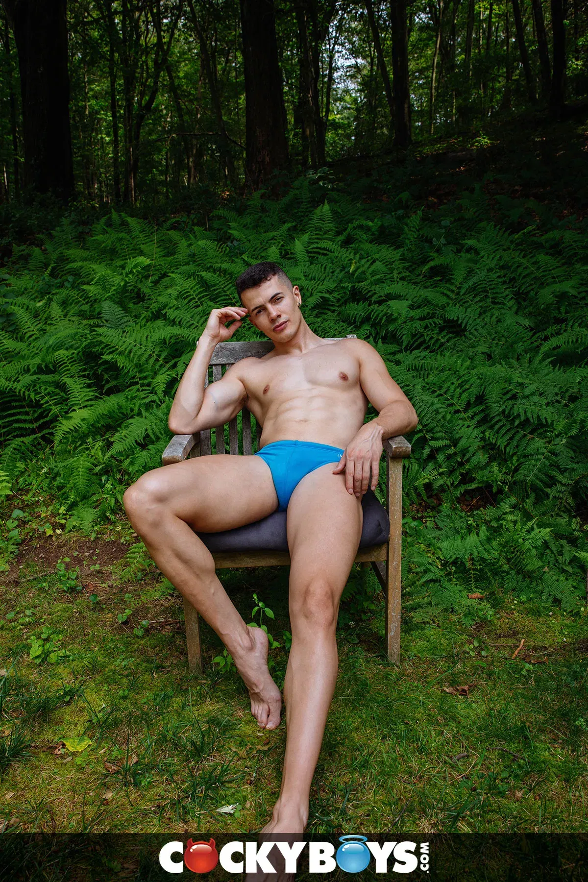 Curly Haired Stud Nick Floyd Tops Hard Eric Rey 27