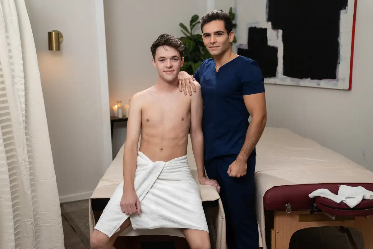 Stiff In The Cock: Damian Night & Troye Dean 4