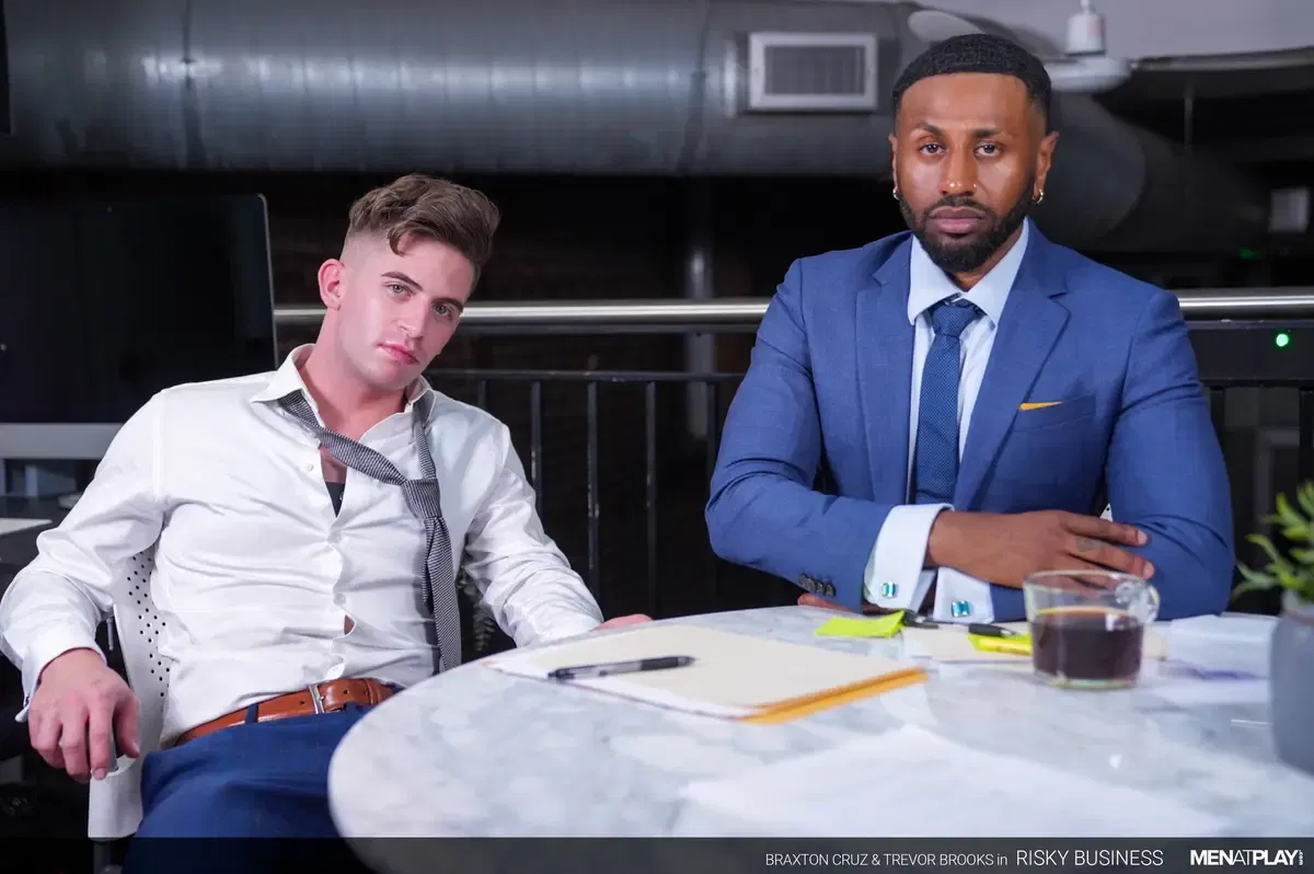 Risky Business: Braxton Cruz & Trevor Brooks - Men At Play 8