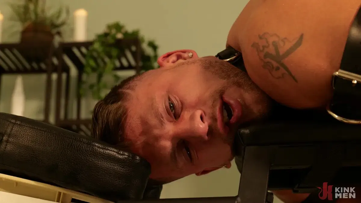 Roman Todd Gets Edged By Logan Aarons & Van Darkholme 16