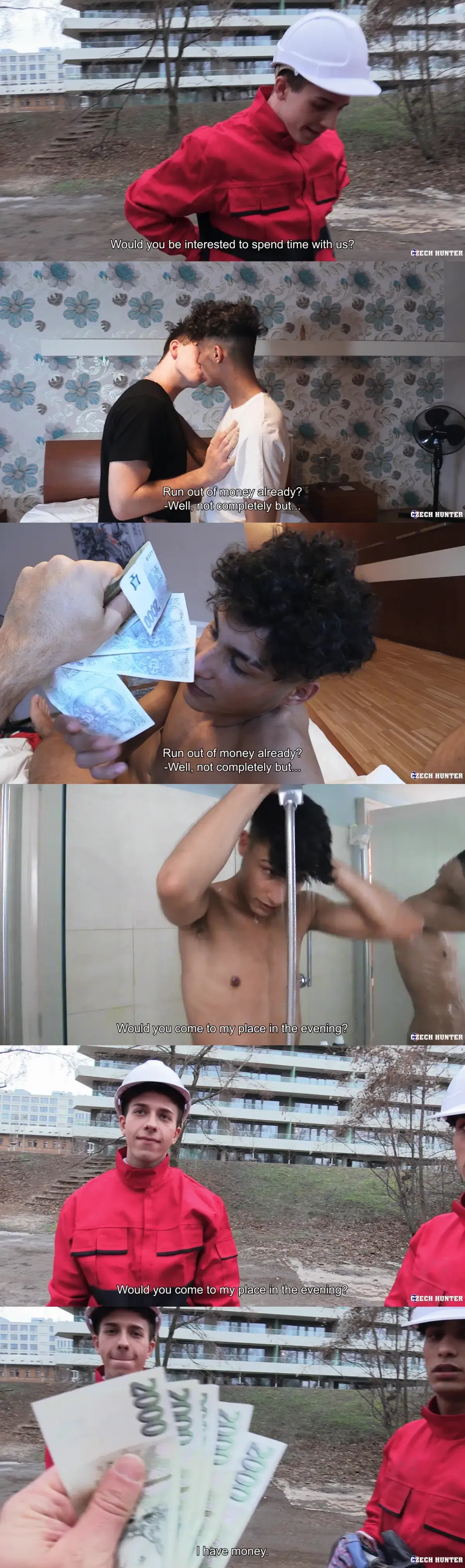 Czech Hunter 711: Threesome With 2 Construction Workers