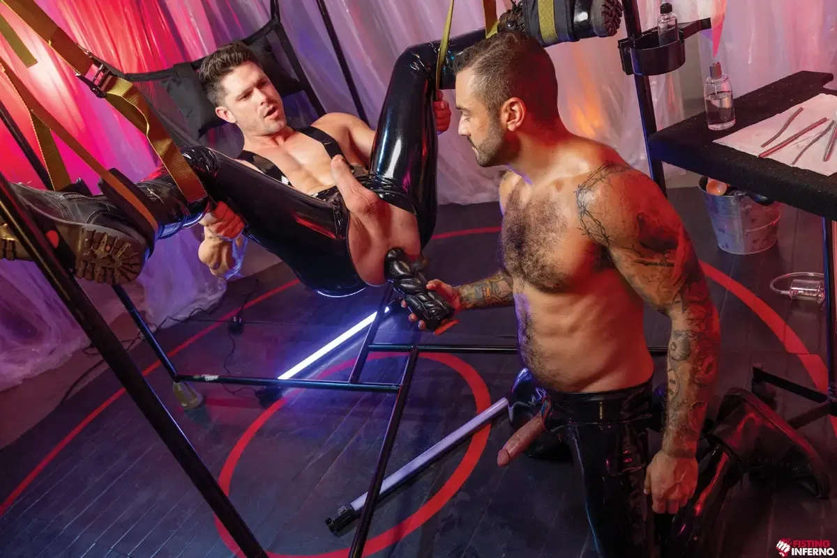 Slick Fucks: Devin Franco & Drew Valentino - Fisting Inferno 13