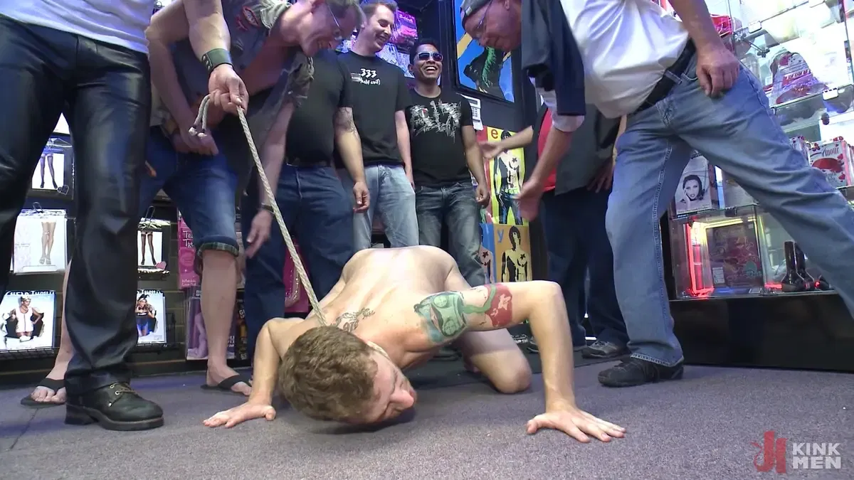 Spectacular BDSM Gang-Bang In Public 11