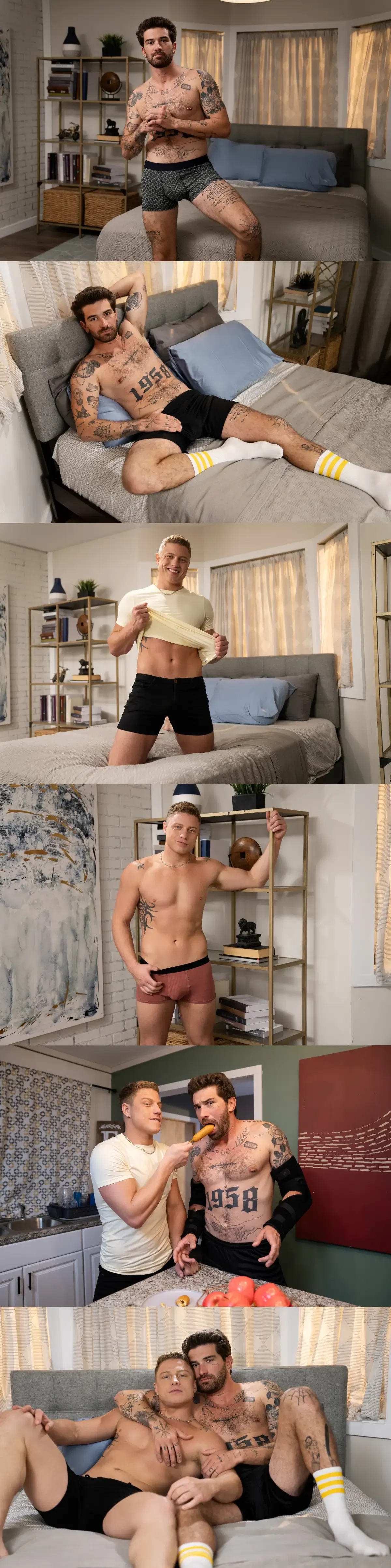 Straight Buddy Needs A Hand: Chris Damned & Logan Aarons