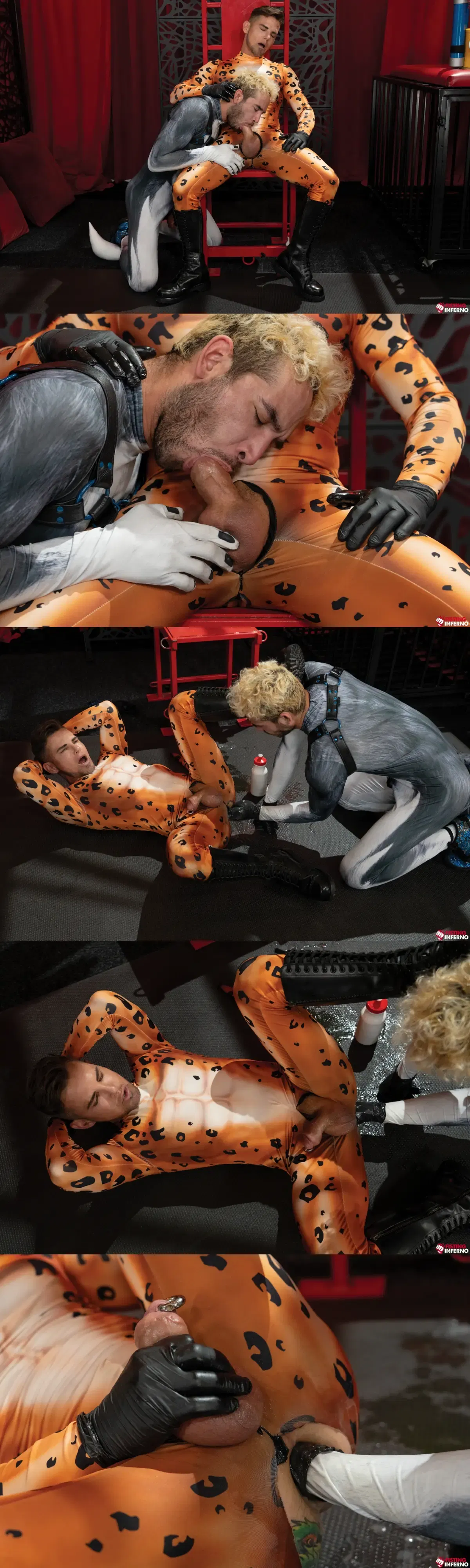 Zac Snow Punches Archer Croft’s Ass In Super Holes