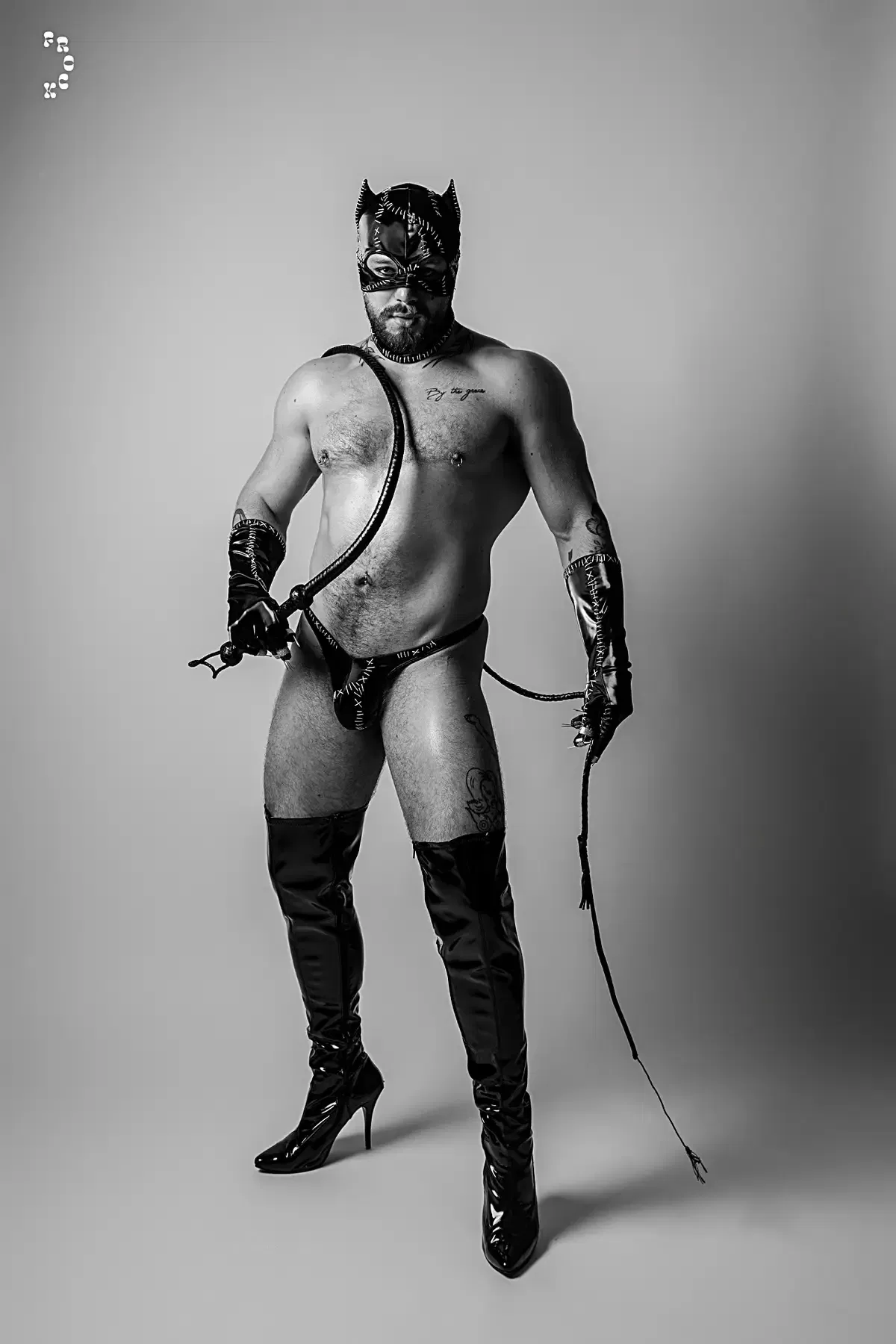 Dressed in a Latex Cat suit, Gunnar Gates Puts on a Show