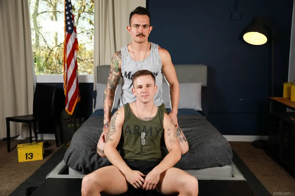 Guido & Andrew Delta Break Military Code and Have Sex 4