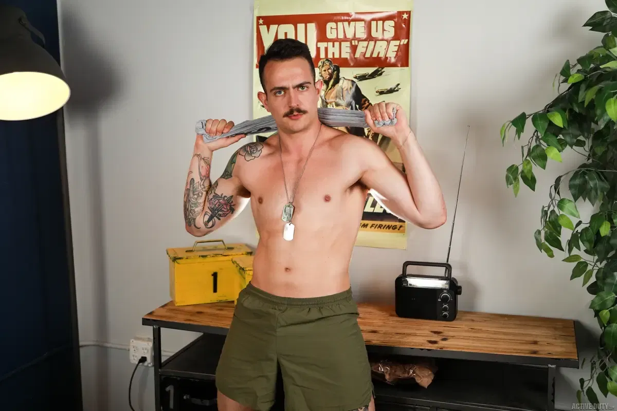 Guido & Andrew Delta Break Military Code and Have Sex