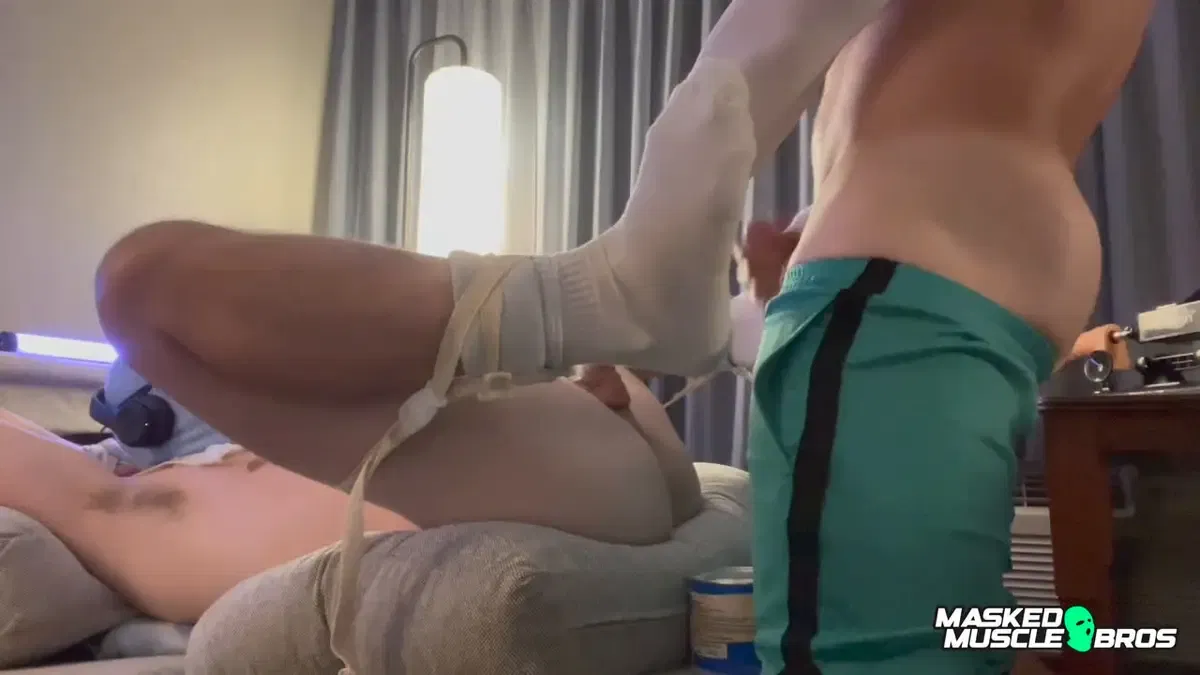 Masked Dude Wonders What He's Taking in His Hole 8