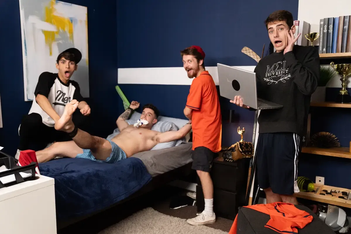 Tied Up Dorm Fuck: Trevor Brooks & Joey Mills 8