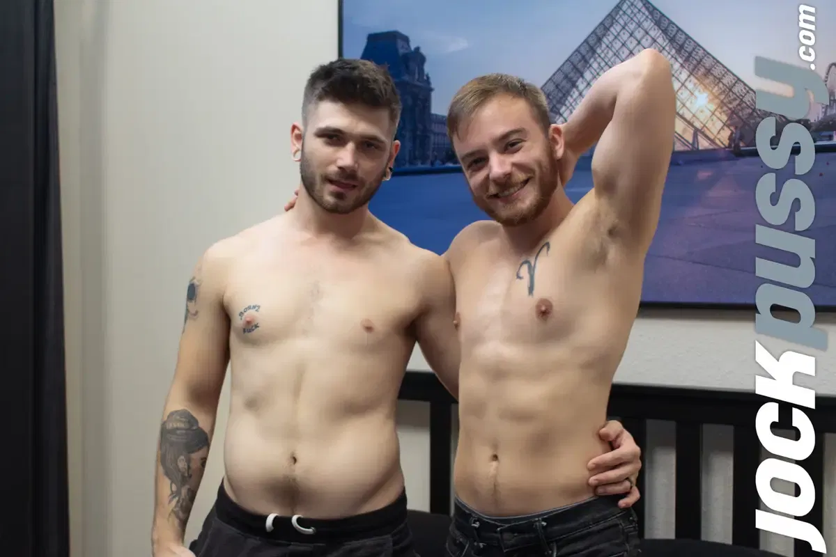 Tyler Castle Slides Into Luke Hudson's Wet Jock Pussy 1