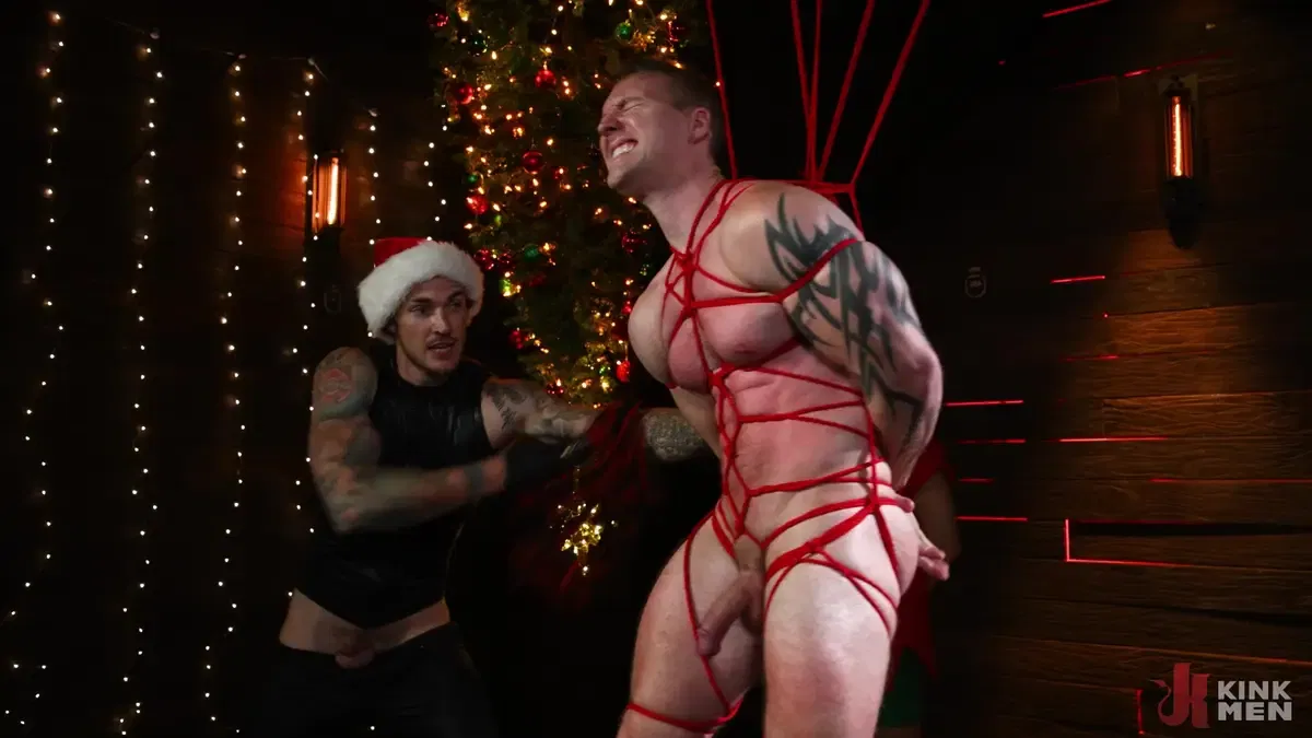 Leather Santa Christian Wilde & Johnny Ford Use Baxxx 9