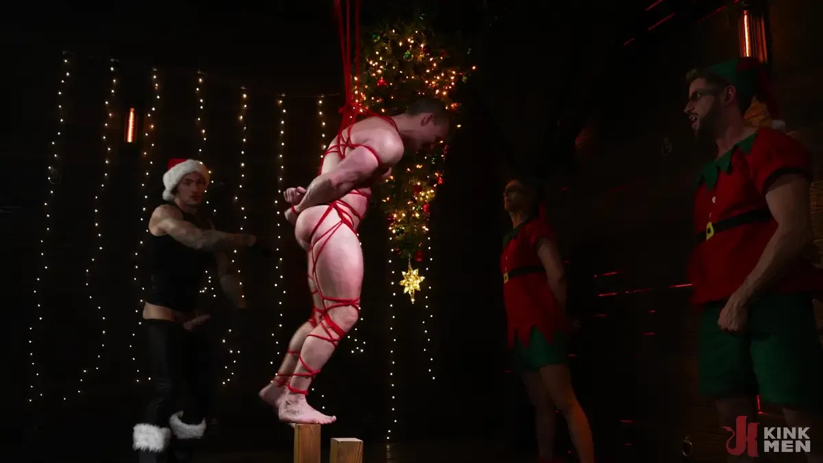 Leather Santa Christian Wilde & Johnny Ford Use Baxxx 8