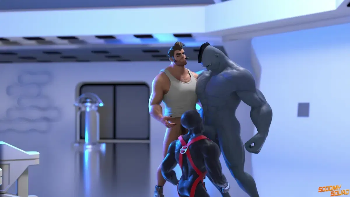 Sodomy Squad: Animated Gay Threesome 5