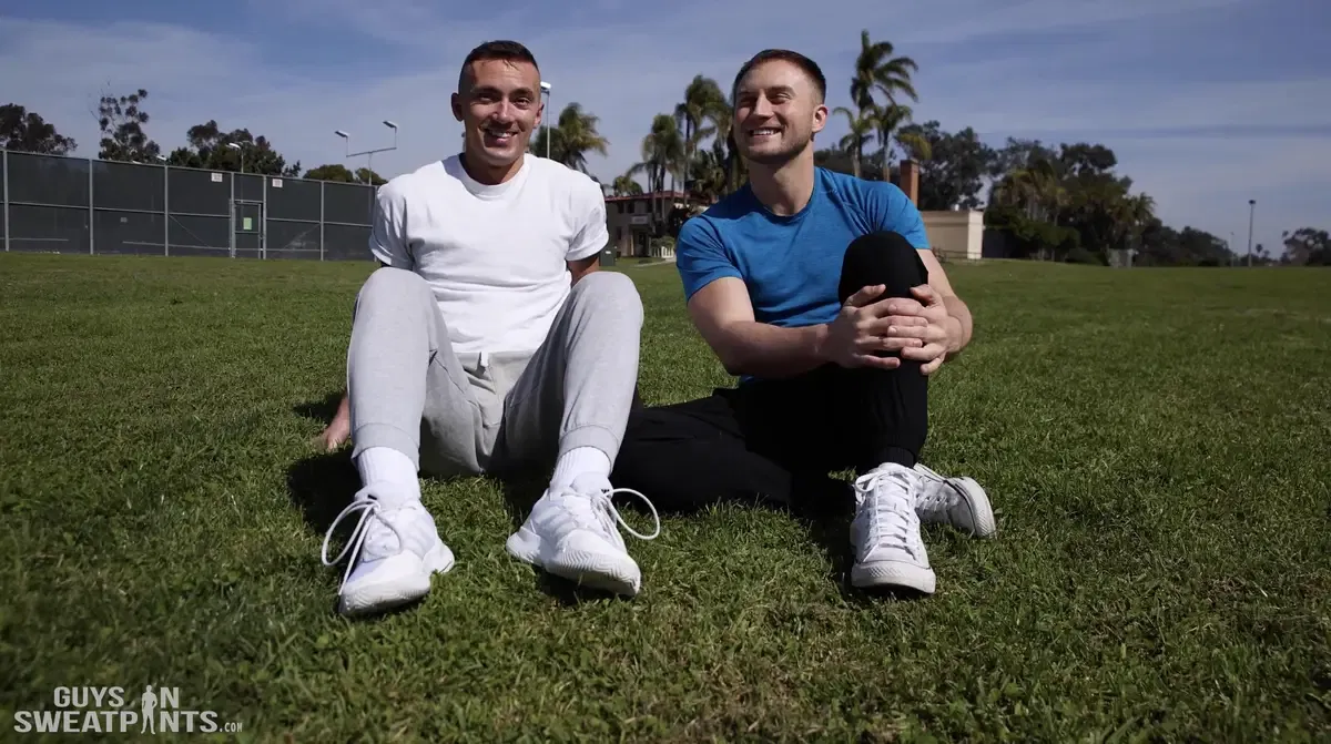 Joey Daniel Breeds Dan Evans at Guys In Sweatpants 3