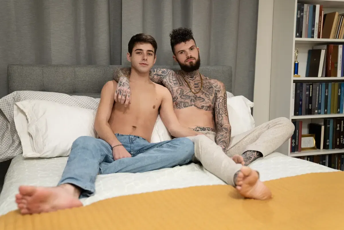 Self-Fucking Gooner Gets Caught: Hatler Gurius & Joey Mills 2