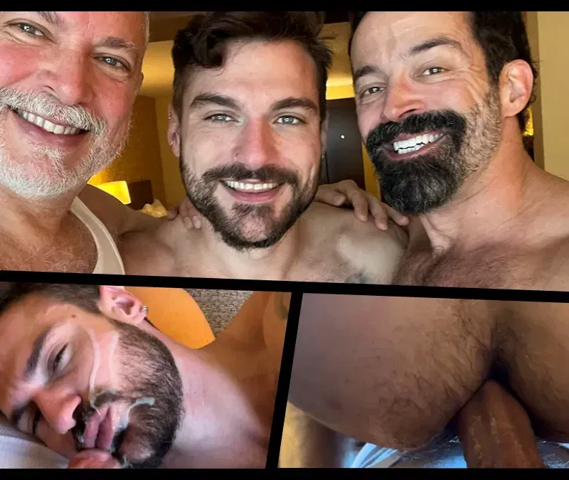 Leandro Bangs Solomon at XLFucker Threesome With Maverick Men & Aiden Tyler 12