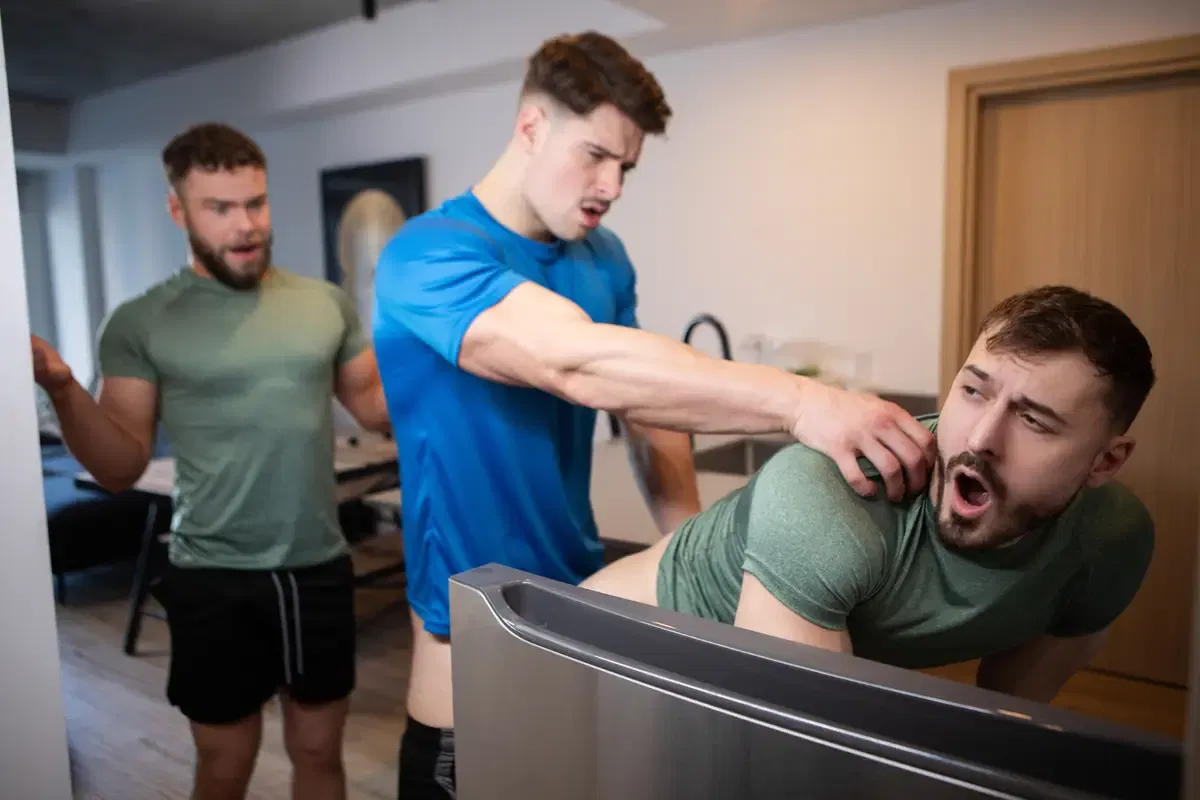 Twinning Is Fucking Winning: Malik Delgaty, Marcus McNeil & Felix Trainor 3