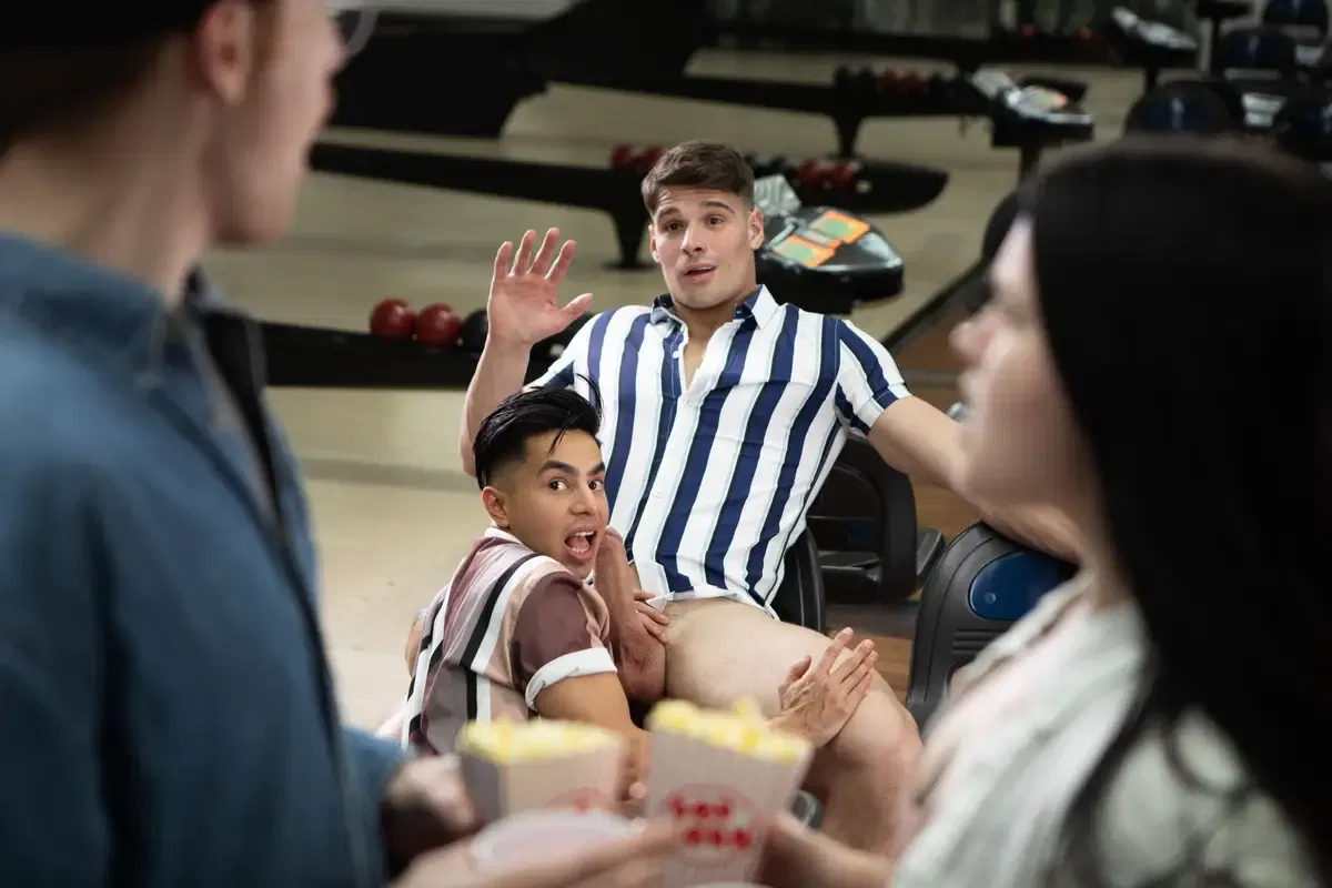 Bowling Alley Fuckdown: Angel Santana & Malik Delgaty 6