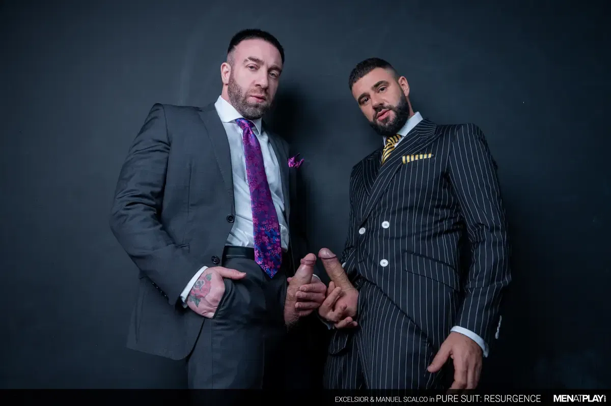 Excelsior Polishes Manuel Scalco's Shoes And Cock With His Tongue 9