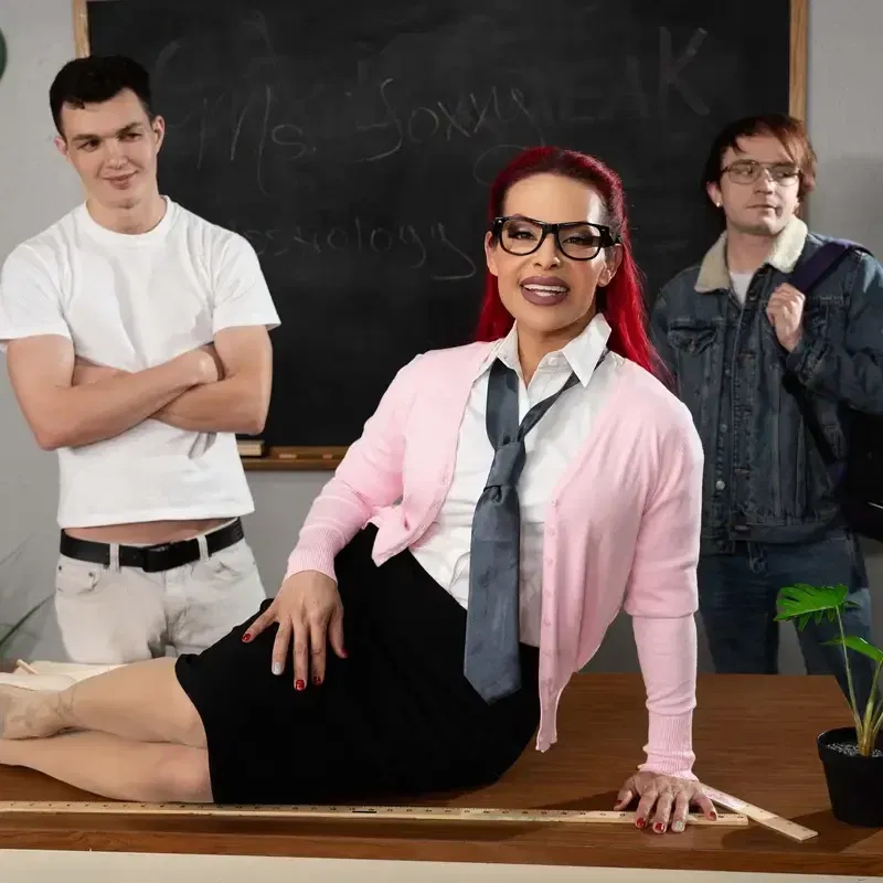 Getting D In Detention: Foxxy & Josh Rivers - TransAngels