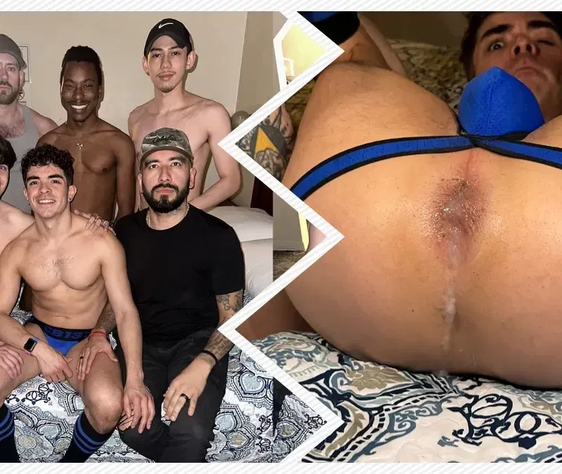 House Of Angell: Aiden Tyler Is Gagged By Will Angell Whore Him Out: Cazden Hunter's Gang-Bang 9