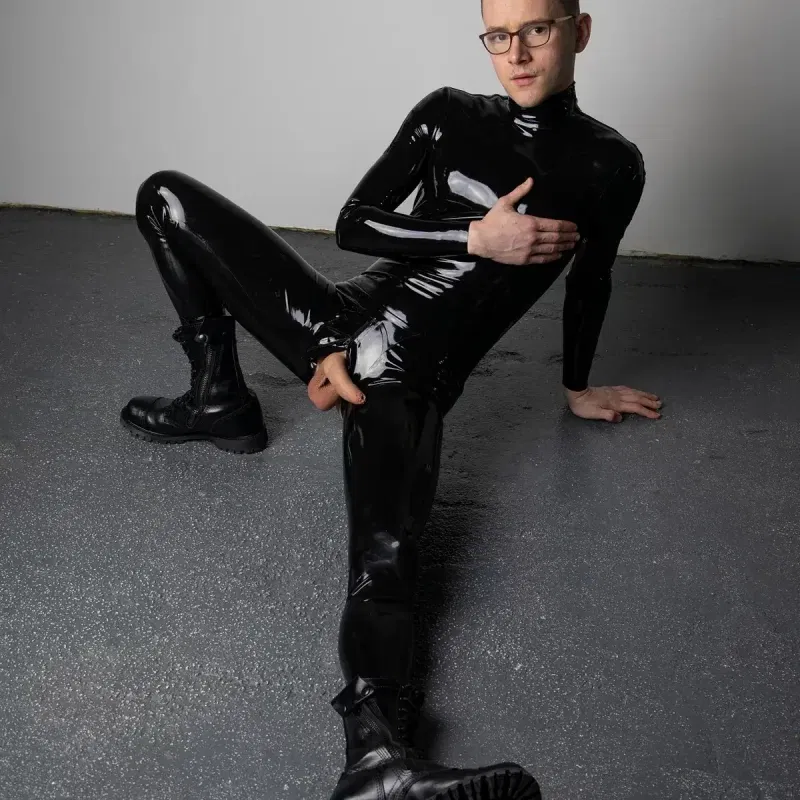 Rubber Boy David Licks His Own Boots 10
