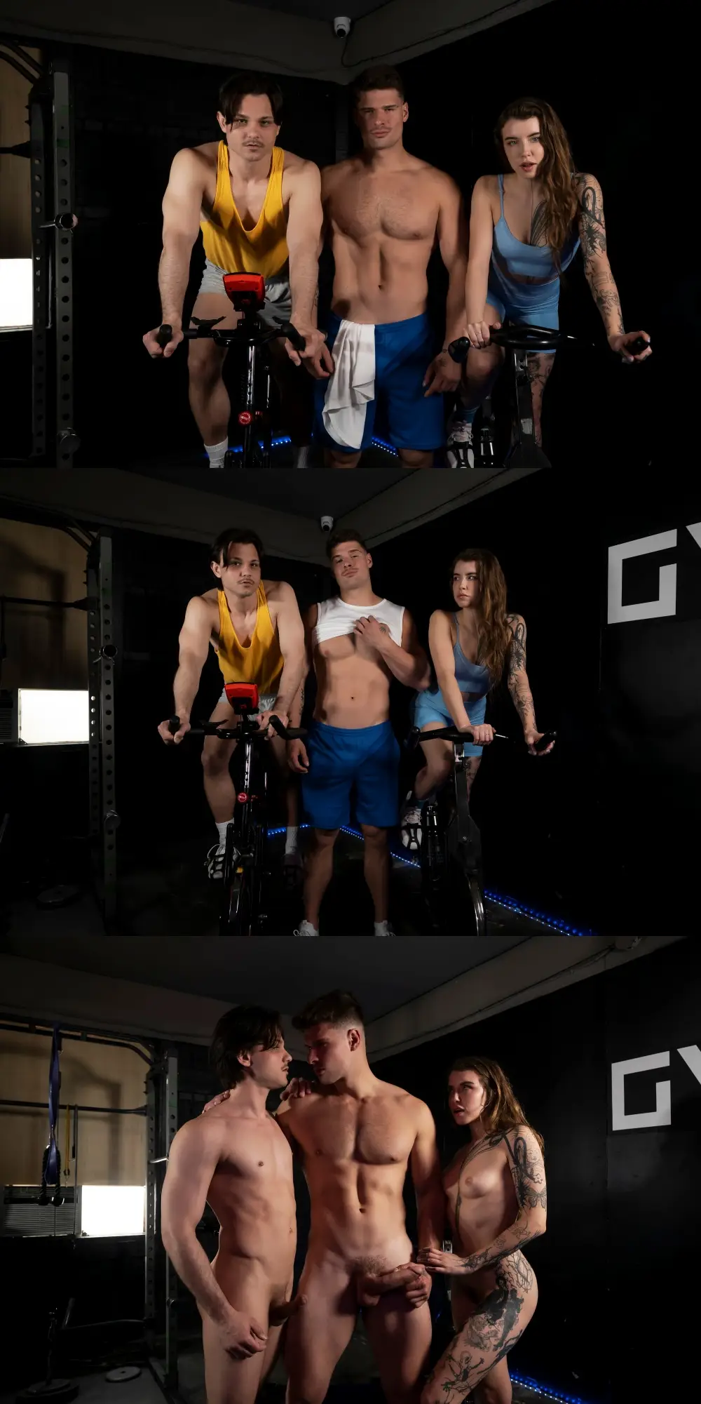 Eden Ivy, Enzo Muller & Malik Delgaty - Strip Spinning