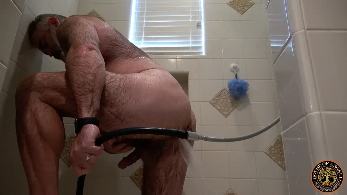 Will Angell Jerks Off During An Enema 1