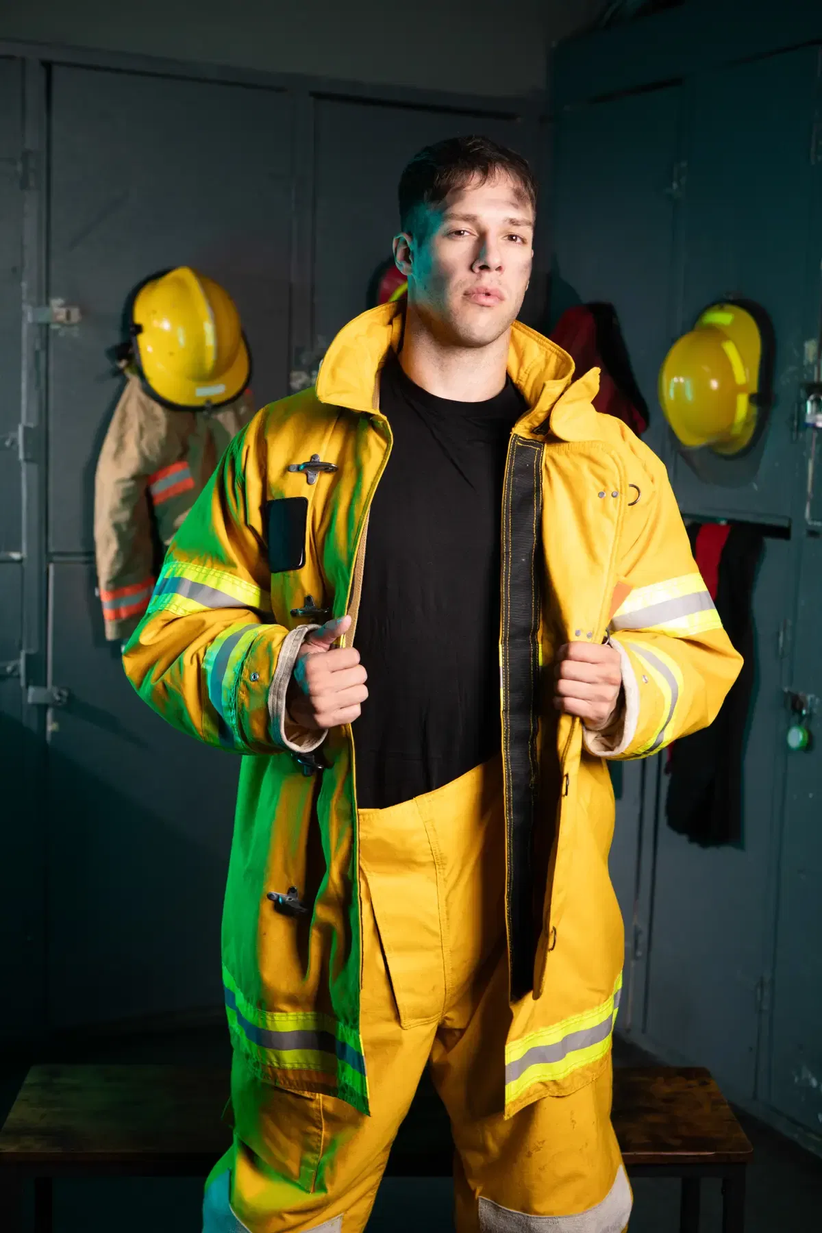 Arno Antino, Dom King & Mateo Tomas Are Hung Firemen 4