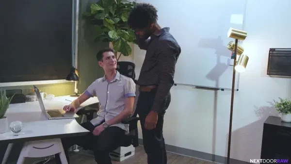 Trevor Harris and Tony Genius Deliver a Sizzling Office Scene 3