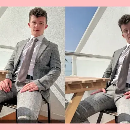 Grant Ducati's Suit Fetish Solo At Men At Play Gay Porn 6