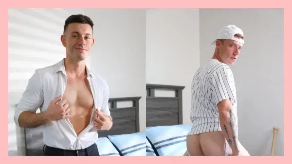 Justin Matthews & Ryder Owens In Roommate's Side Gig Gay Porn 8