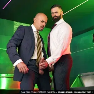 Spanish Cruising Spot 2: Alexandro Cabrera & Dani Robles Gay Porn 2