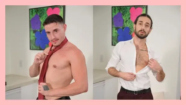 Step-Bro Noah Asli Bangs Jordan Joseph On His Weeding Day Gay Porn 8