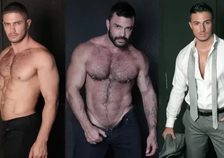 Bar Threesome: Dato Foland, Klein Kerr, & Rogan Richards Bar Threesome: Dato Foland, Klein Kerr, & Rogan Richards Gay Porn