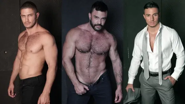 Bar Threesome: Dato Foland, Klein Kerr, & Rogan Richards Gay Porn