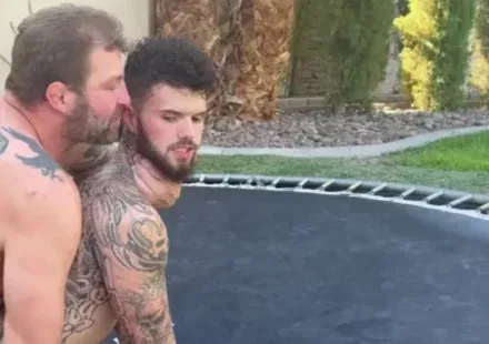 Bouncing Into Bliss: Colby Jansen & Hatler Gurius Gay Porn