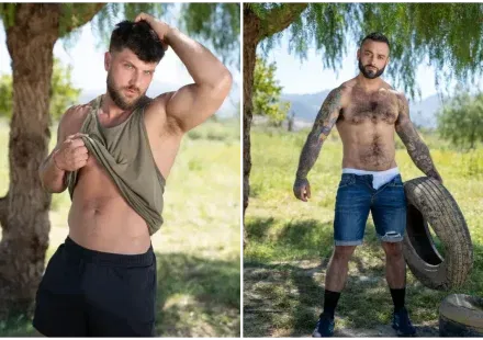 Drew Valentino & Heath Halo In A Sweaty Worship Scene Drew Valentino & Heath Halo In A Sweaty Worship Scene Gay Porn 15