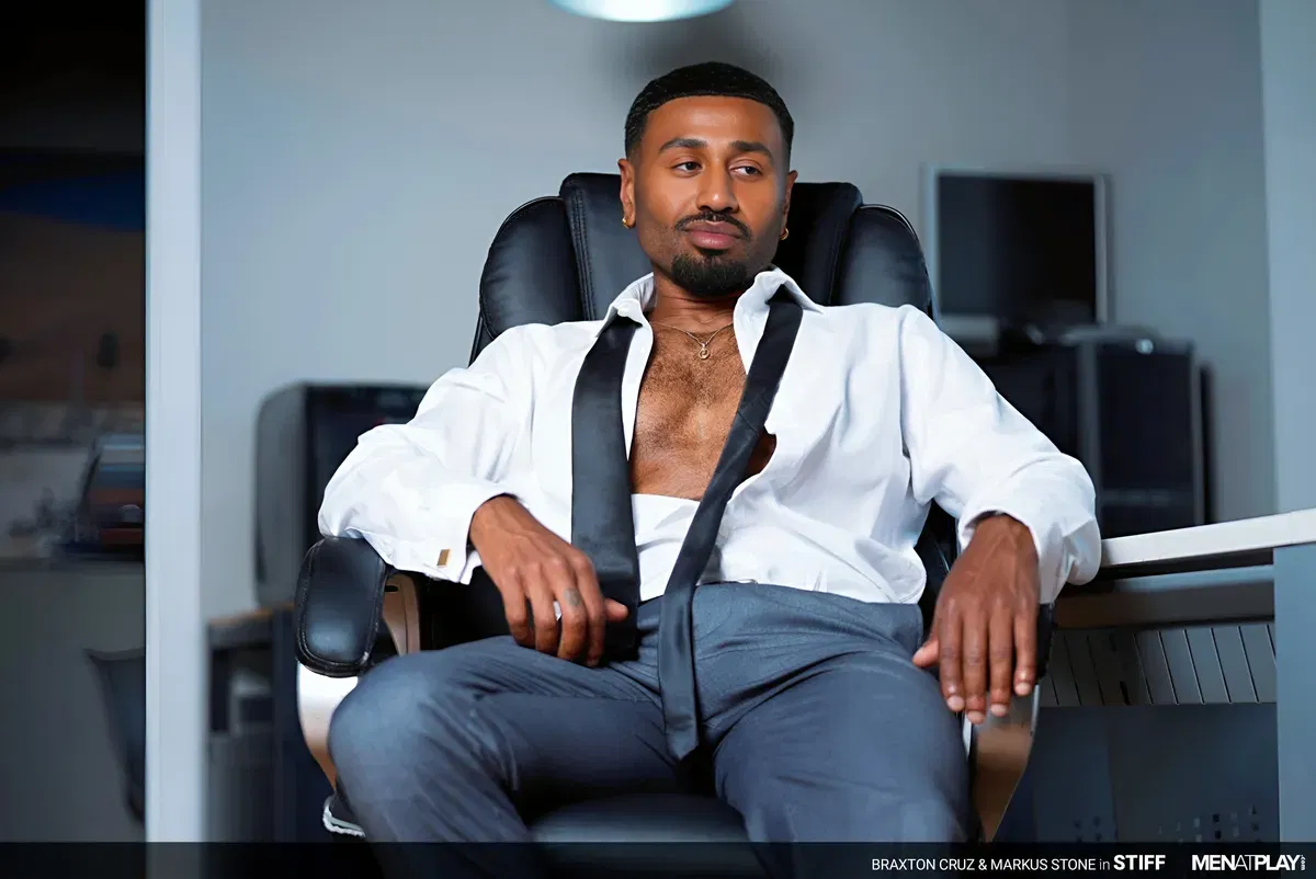 Hot Suit Fetish Porn Action With Braxton Cruz & Markus Stone Gay Porn 1