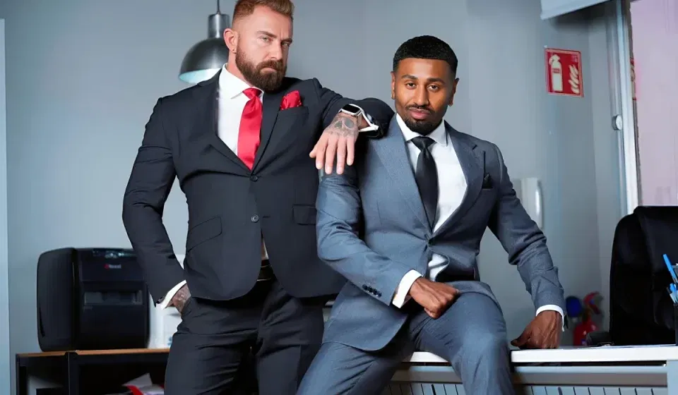 Hot Suit Fetish Porn Action With Braxton Cruz & Markus Stone Hot Suit Fetish Porn Action With Braxton Cruz & Markus Stone Gay Porn 8