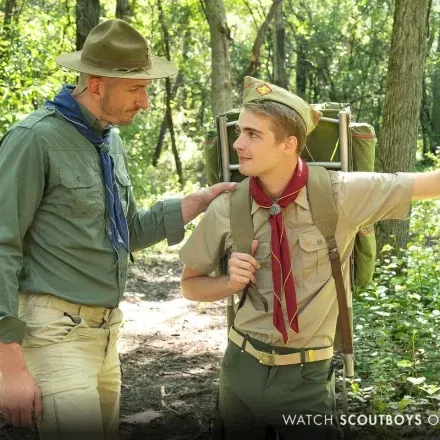James Blond Takes It From Jay Stryker In The Woods Gay Porn