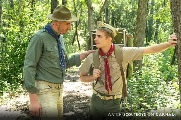 James Blond Takes It From Jay Stryker In The Woods Gay Porn