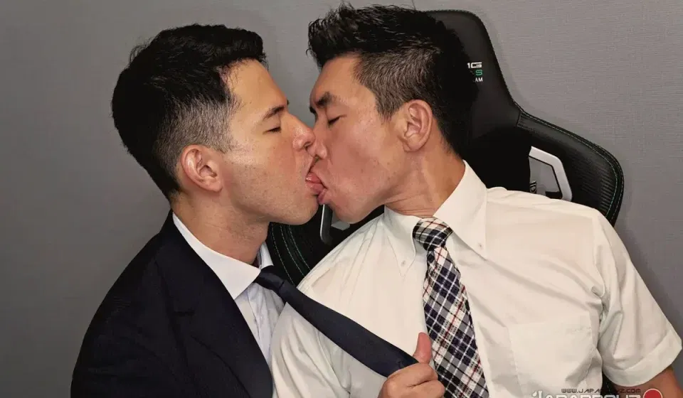 Japan BoyZ Urano & Go Isagi Have Sex In Suits Gay Porn