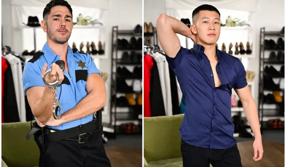 Officer Nico Coopa Bangs Ricky Lee Gay Porn